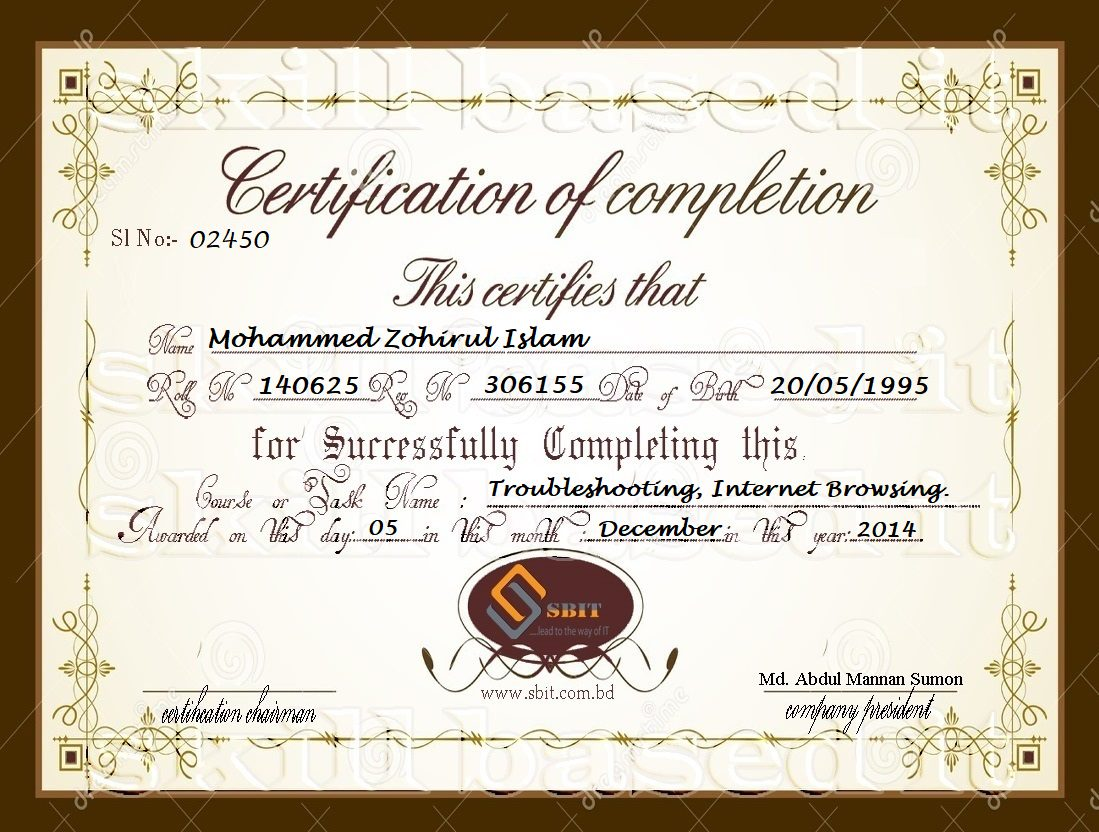 Troubleshooting & Internet Browsing